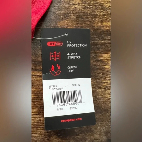 ZEROXPOSUR | men’s sun protection top. Size: XL - Picture 4 of 9